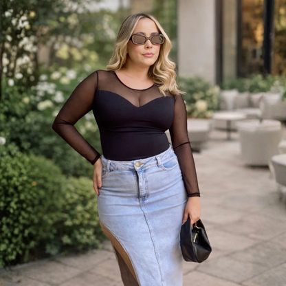 Body control abdomen colombiano Luciana Negro