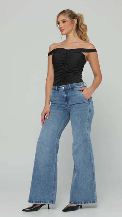 Jeans colombiano Flare Evian