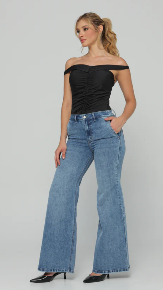 (Preventa) Jeans colombiano Flare Evian