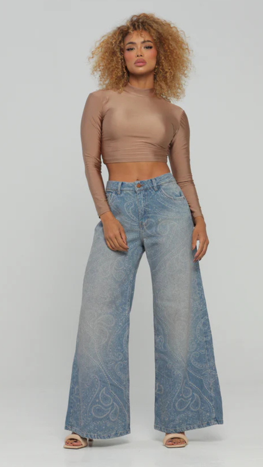 Jeans colombiano Wide leg Rome