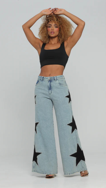 (Preventa) Jeans colombiano Wide leg Glow