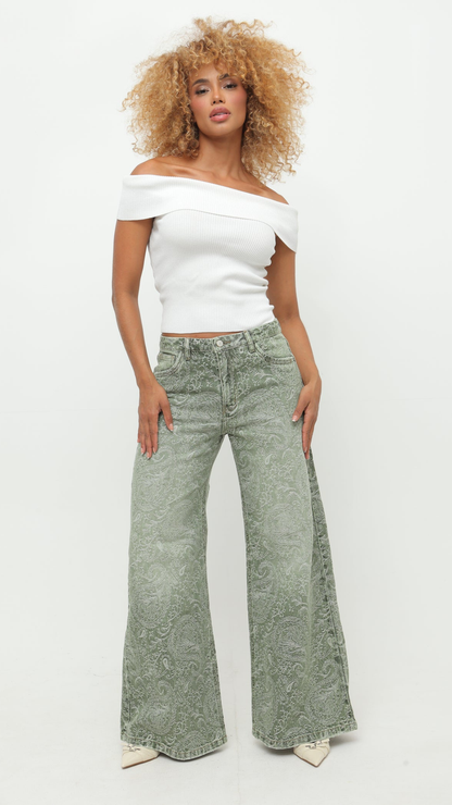 (Preventa) Jeans colombiano Wide leg Gema