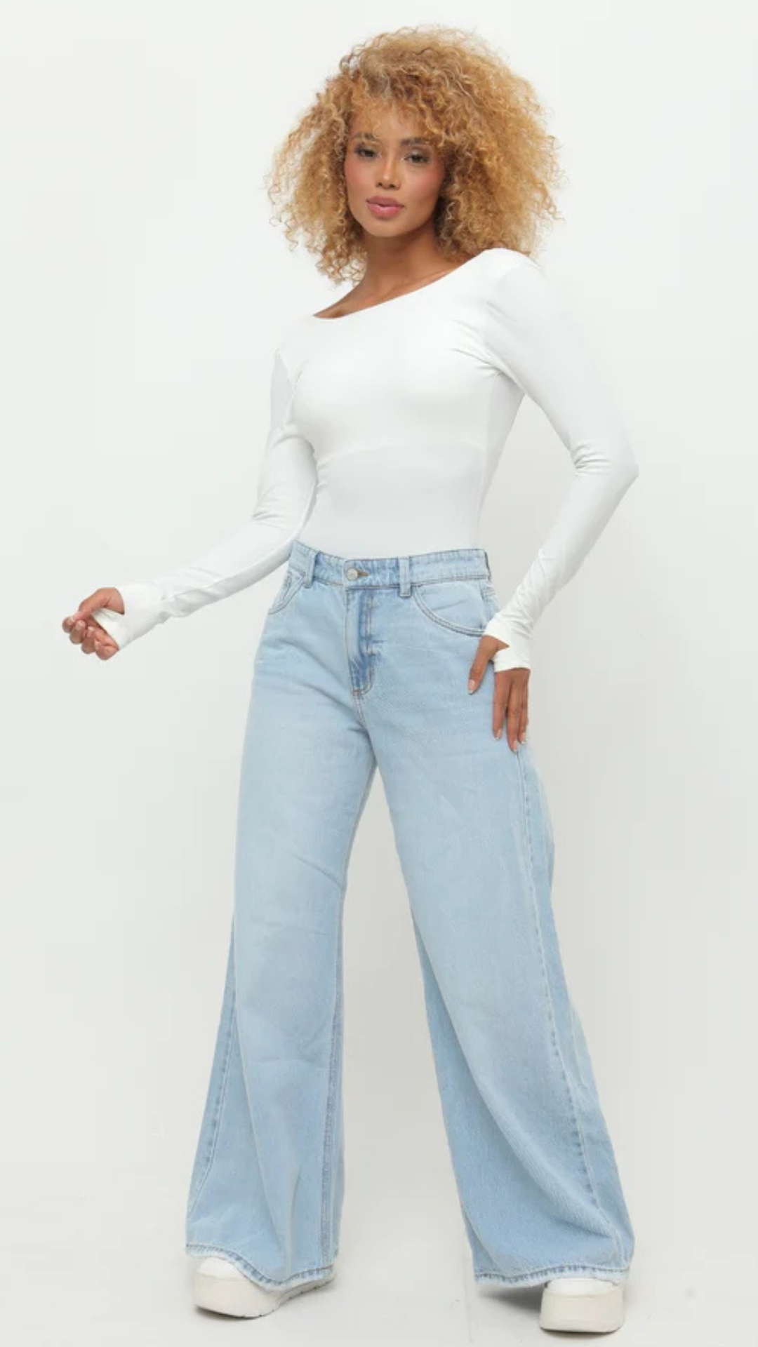 (Preventa) Jeans colombiano Wide leg Gina