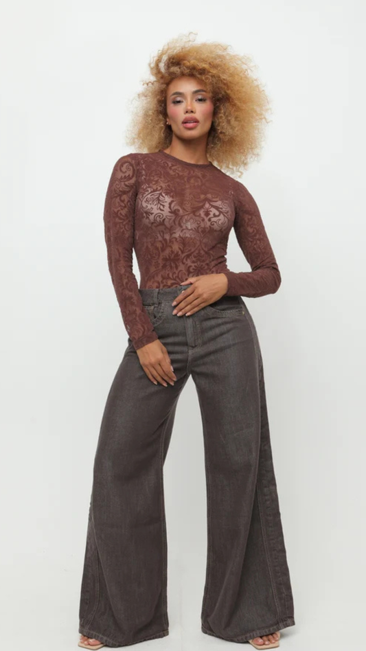 (Preventa) Jeans colombiano Wide leg Camelia
