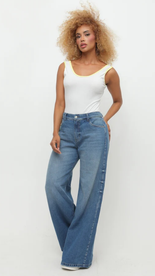 (Preventa) Jeans colombiano Wide leg Cris