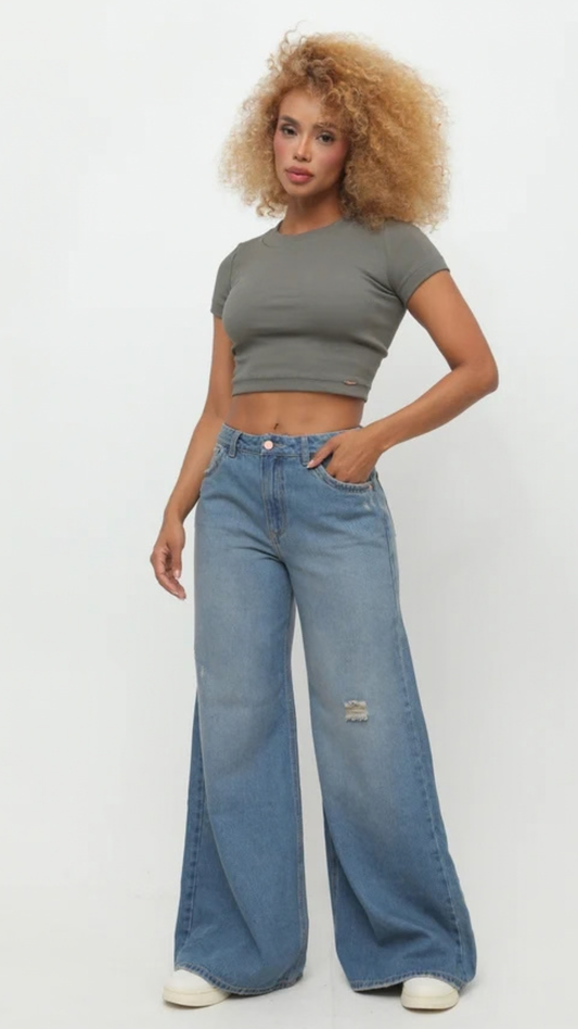 (Preventa) Jeans colombiano Wide leg Owen