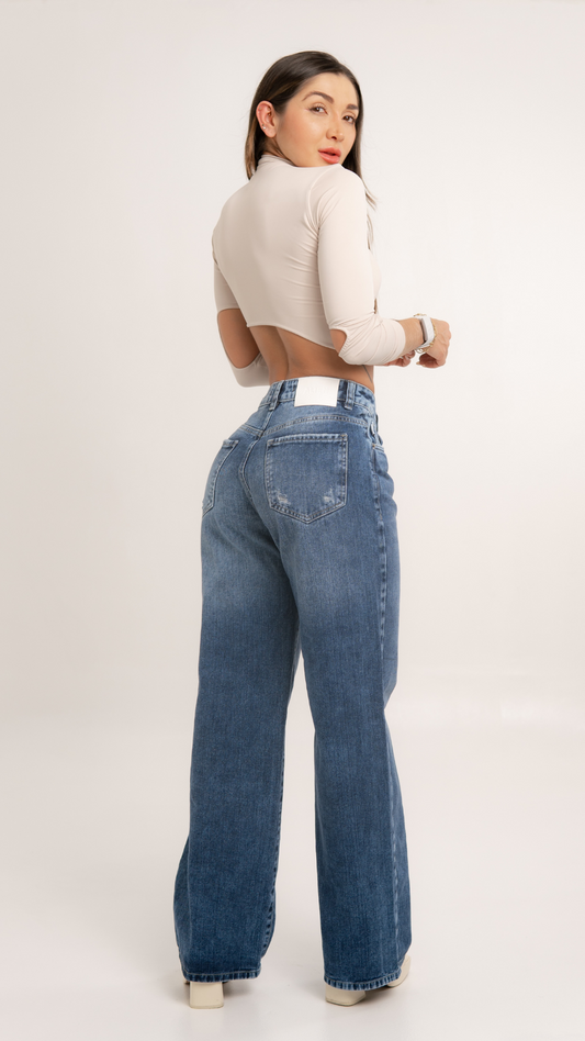(Preventa) Jeans colombiano Straigth Tan 9