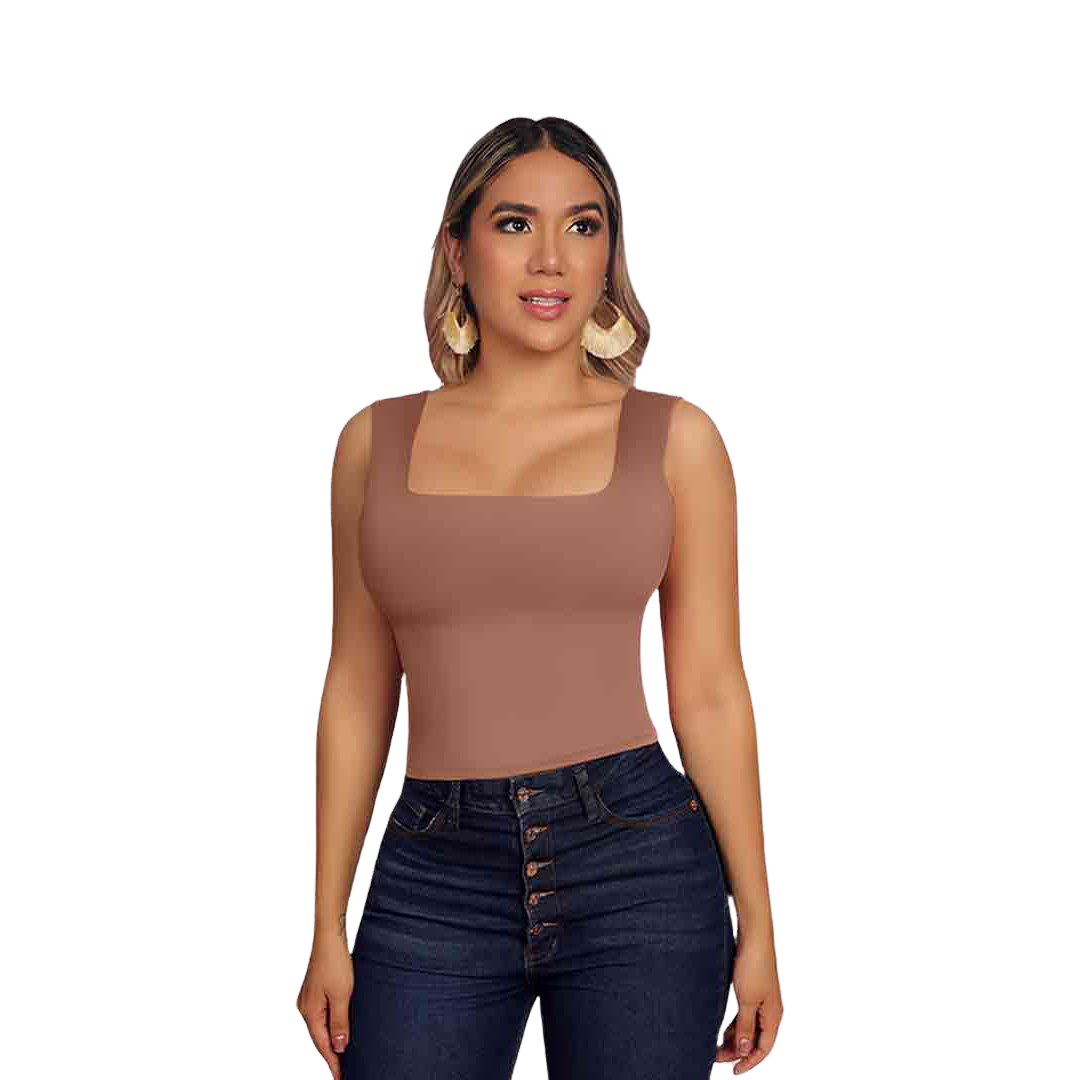 Blusa colombiana 1001 Chocolate