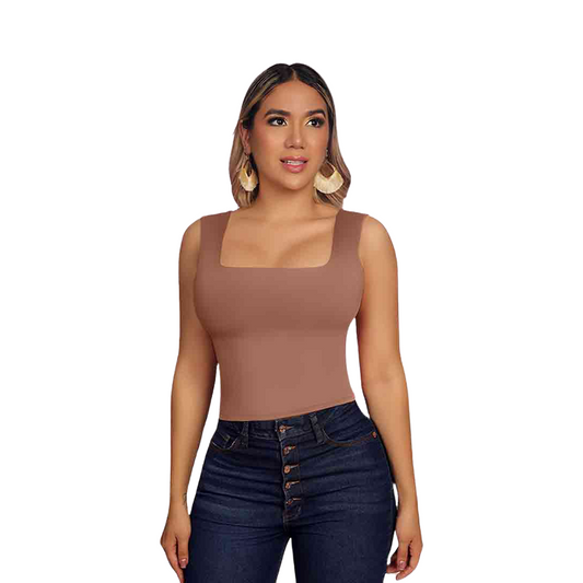 Blusa colombiana 1001 Chocolate