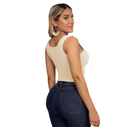 Blusa colombiana 1001 Beige