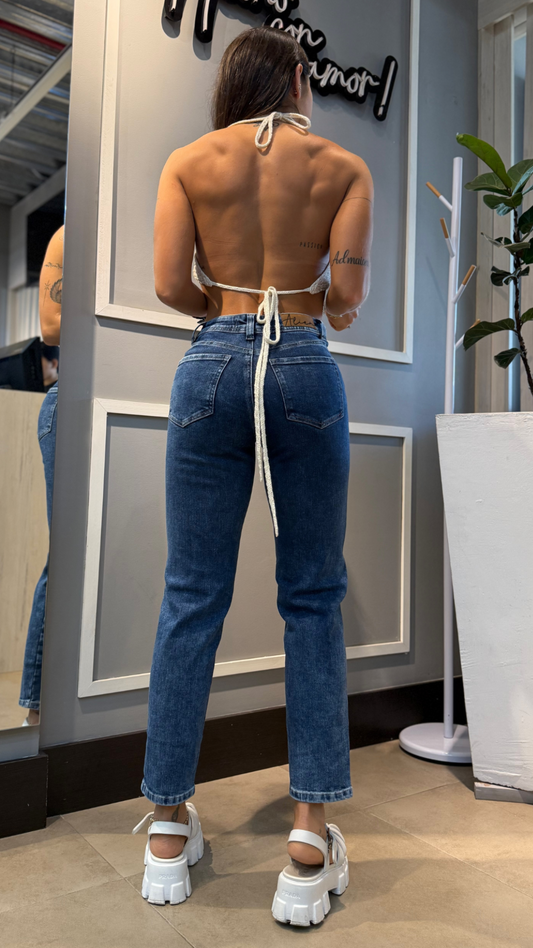Jeans colombiano Mom fit Roma 5