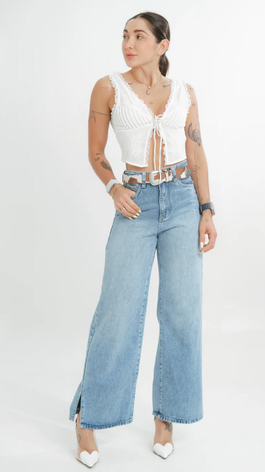 (Preventa) Jeans colombiano Cropped flare Funk