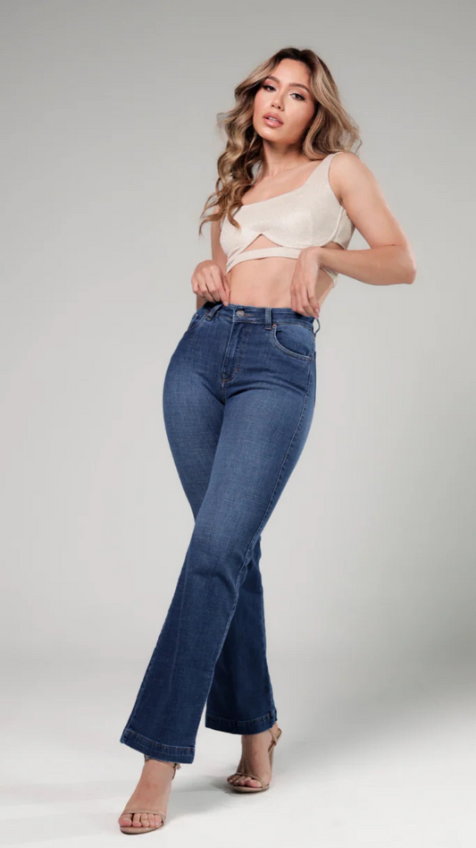 (Preventa) Jeans colombiano Flare Oslo