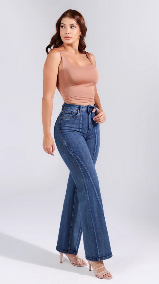 (Preventa) Jeans colombiano Flare Afir