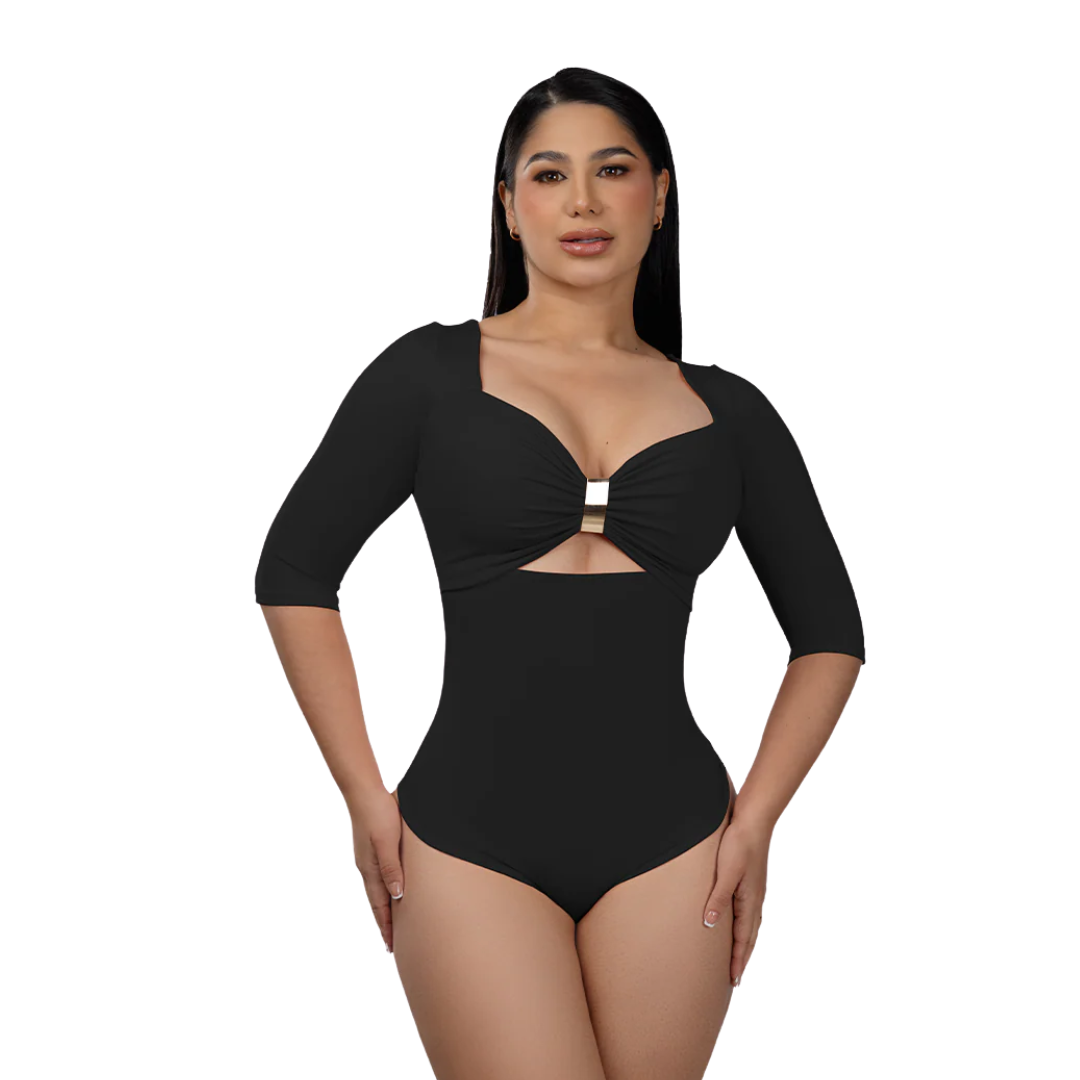 (Preventa) Body control abdomen 4019 Negro - Negro / Estándar S-M-L