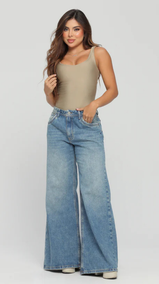 (Preventa) Jeans colombiano Wide leg Atenas