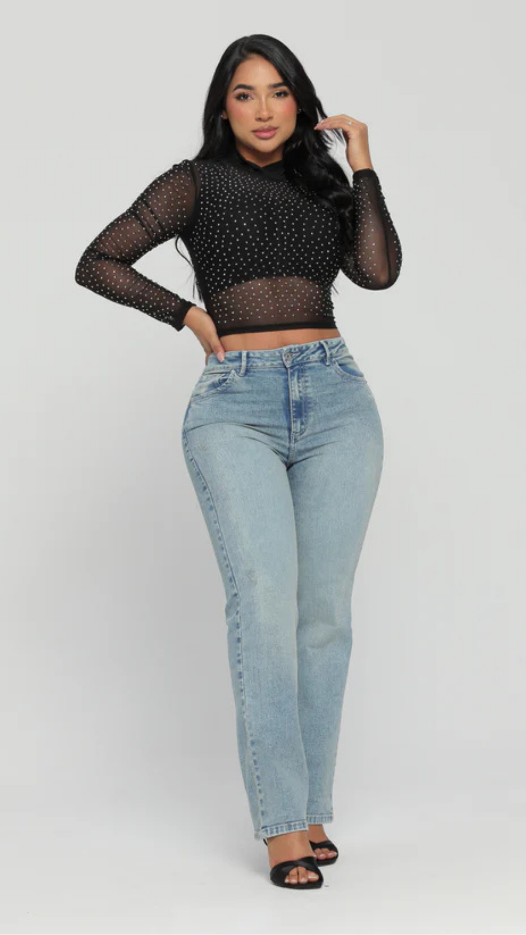 (Preventa) Jeans colombiano Bota recta Dana