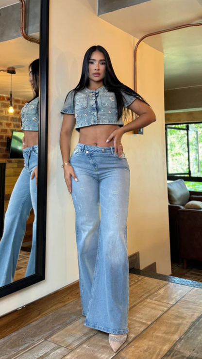 Jeans colombiano Flare Atlas
