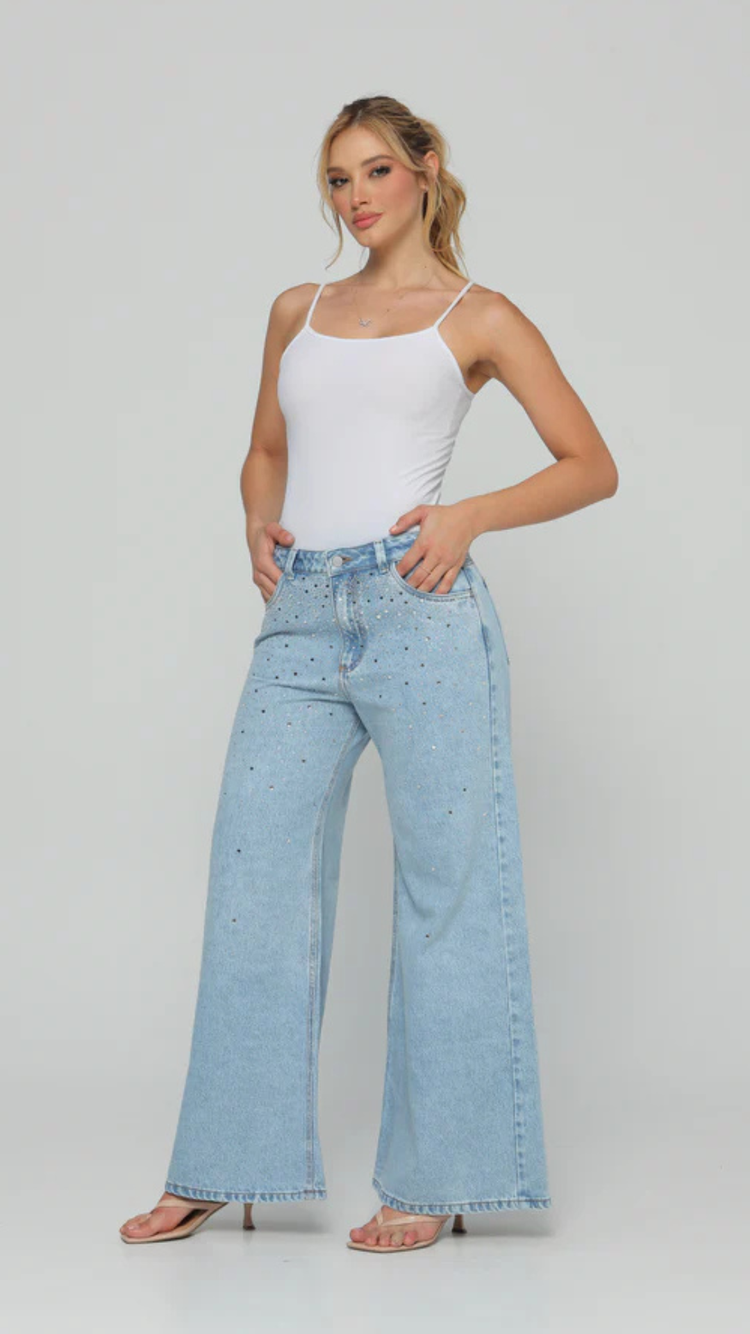Jeans colombiano Wide leg Doha