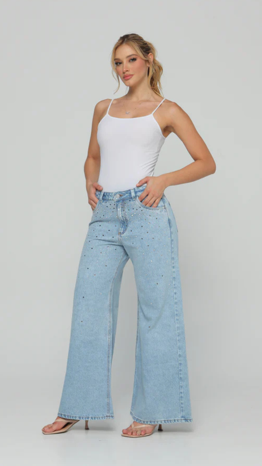 (Preventa) Jeans colombiano Wide leg Doha