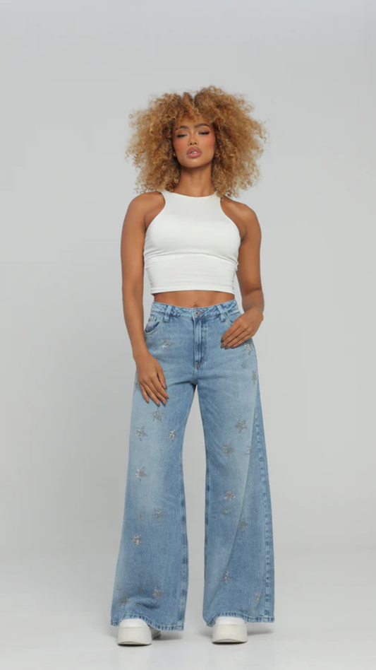 (Preventa) Jeans colombiano Wide leg Bahia
