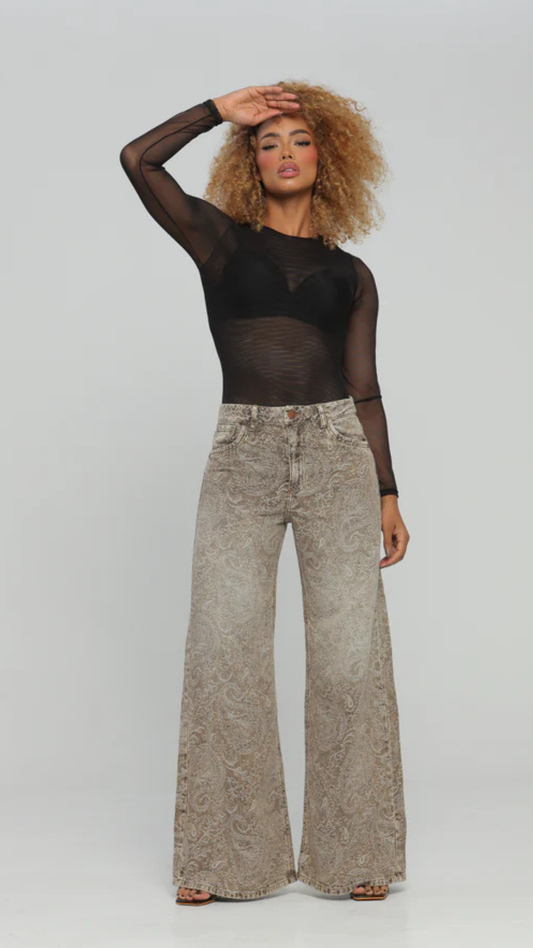 (Preventa) Jeans colombiano Wide leg Newton