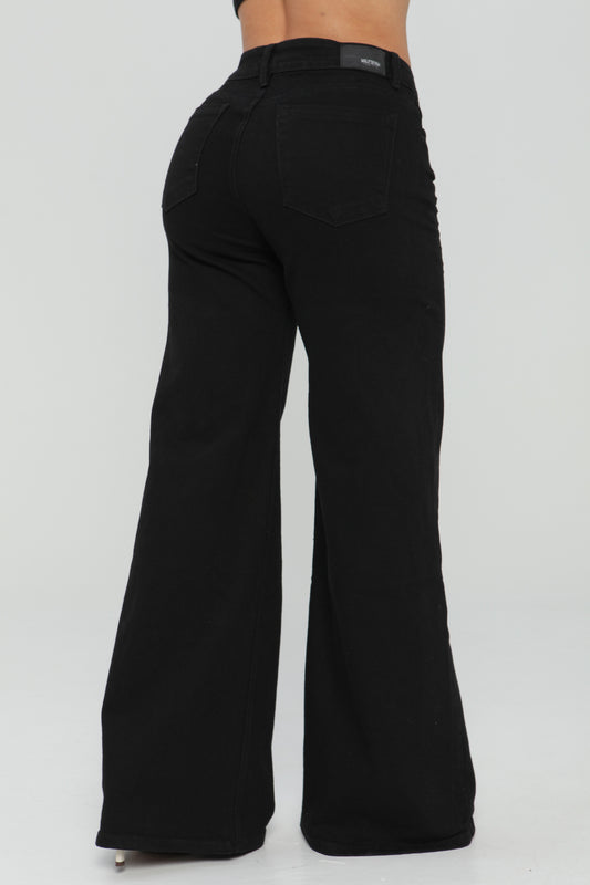 (Preventa) Jeans colombiano Flare Atlas Black