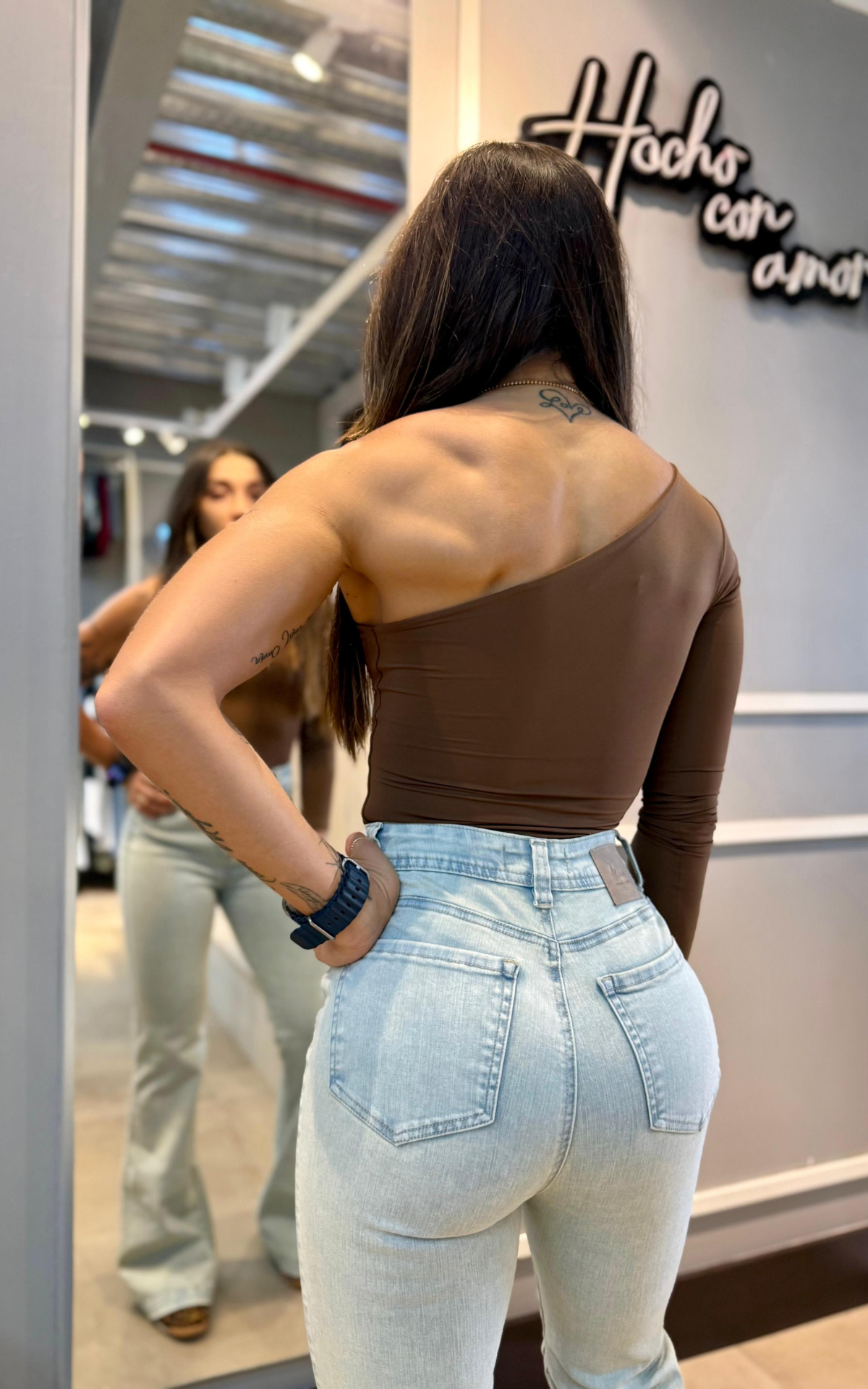 Jeans colombiano Bota campana Simone 5
