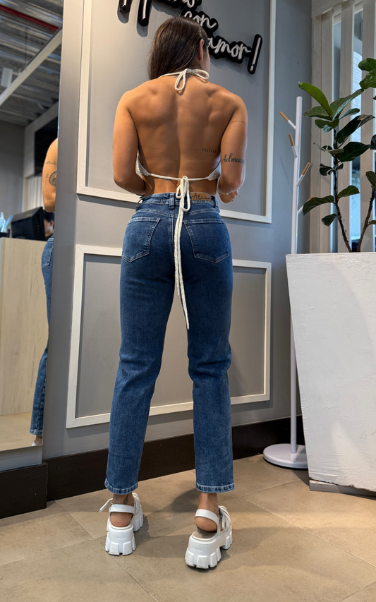Jeans colombiano Mom fit Roma 5