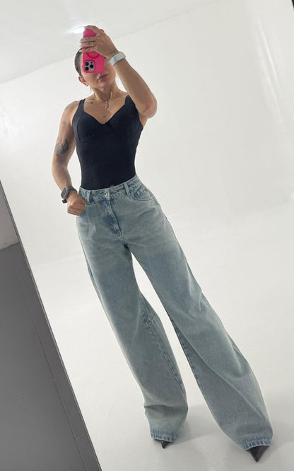 (Preventa) Jeans colombiano Flare Blow Dirty
