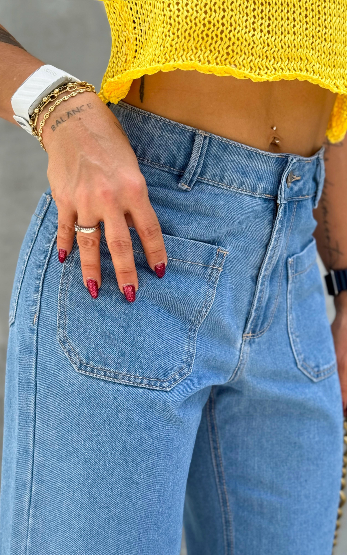 Jeans colombiano Straigh cropped Jarek 2