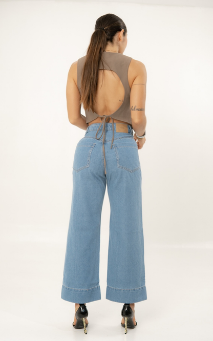 Jeans colombiano Straigh cropped Jarek 2