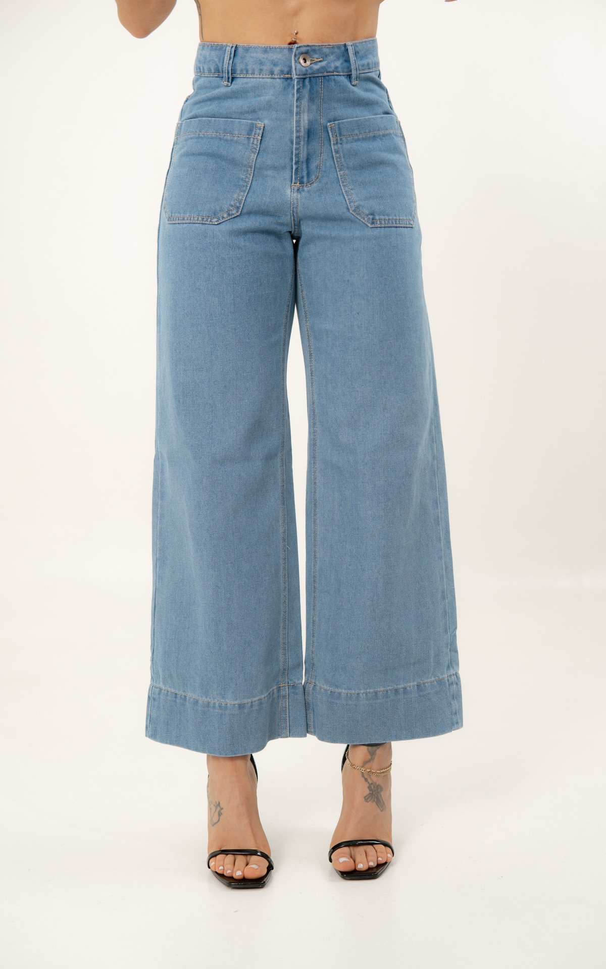 Jeans colombiano Straigh cropped Jarek 2