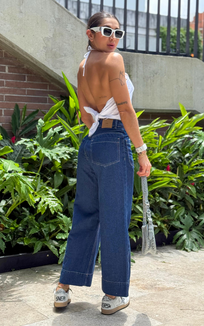 Jeans colombiano Straigh cropped Jarek