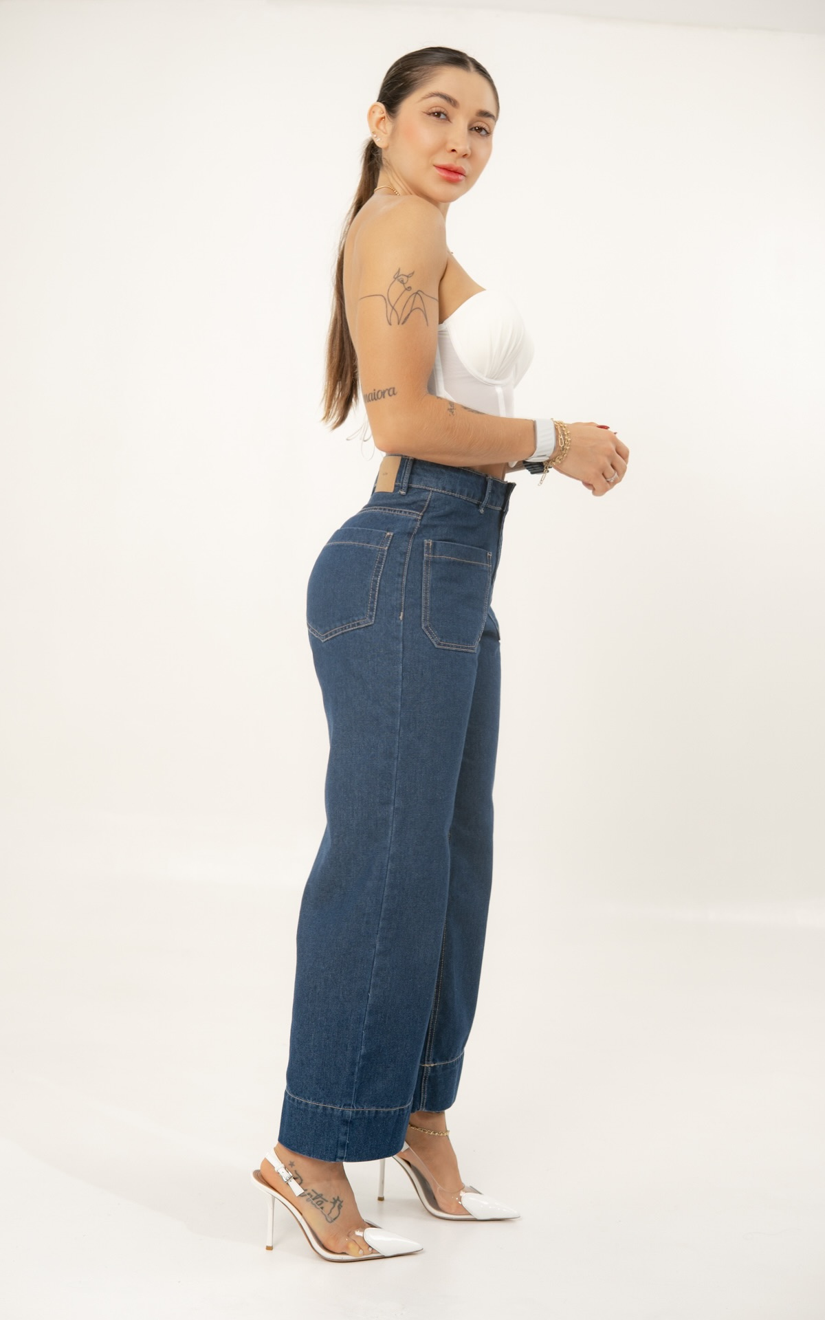 (Preventa) Jeans colombiano Straigh cropped Jarek