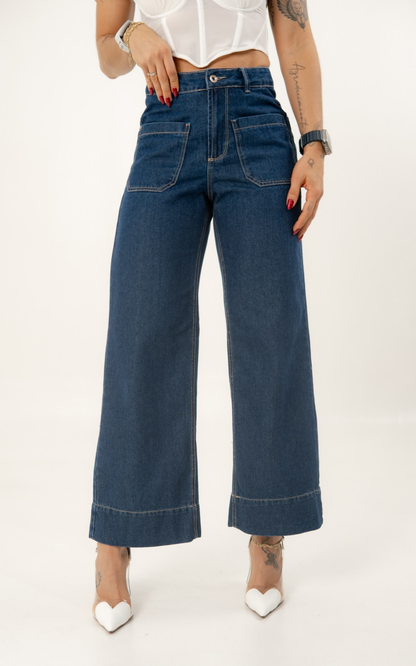 (Preventa) Jeans colombiano Straigh cropped Jarek