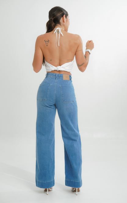 Jeans colombiano Mom flare Nilo 4