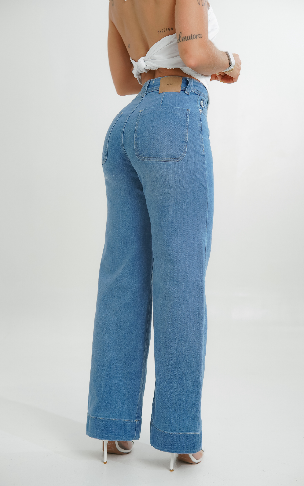 Jeans colombiano Mom flare Nilo 4