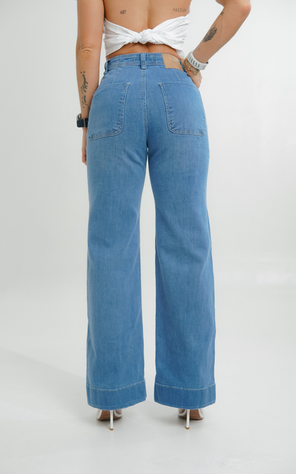 Jeans colombiano Mom flare Nilo 4