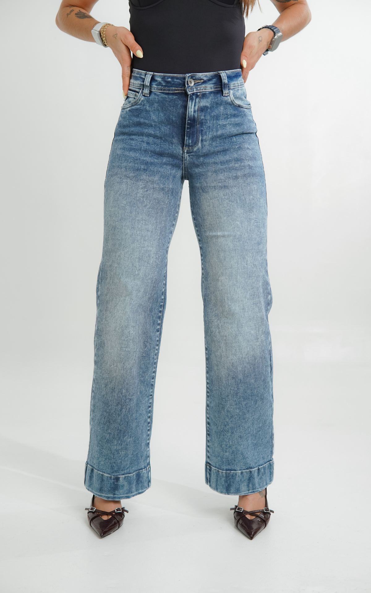Jeans colombiano Mom flare Nilo 3