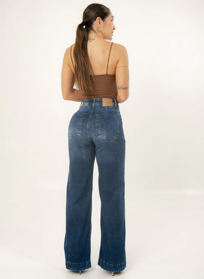 Jeans colombiano Mom flare Nilo 1