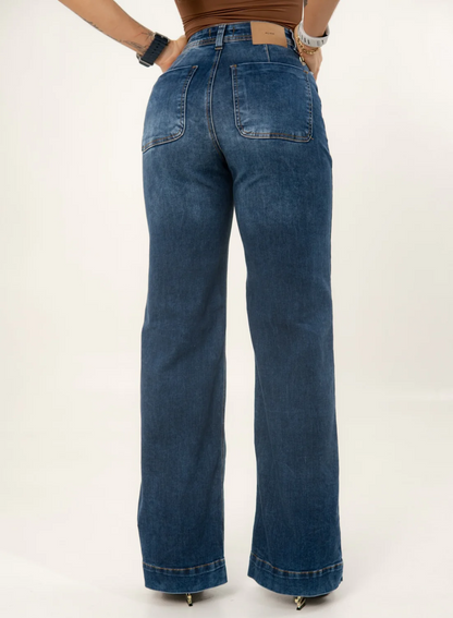Jeans colombiano Mom flare Nilo 1