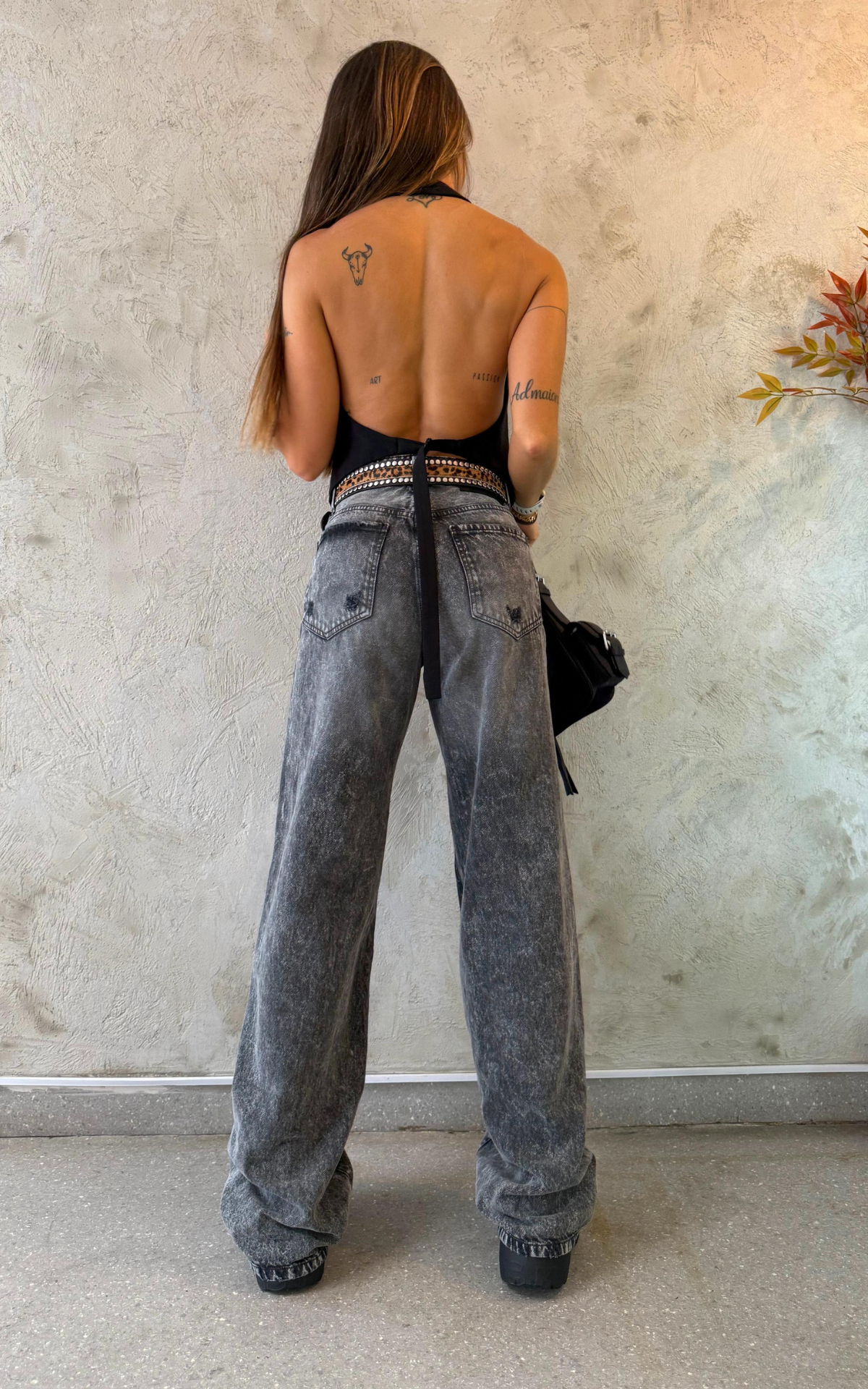 (Preventa) Jeans colombiano Straigth Tan Grey
