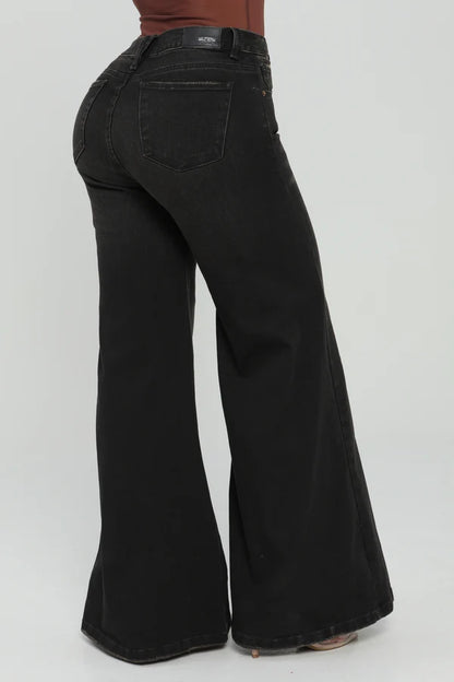 (Preventa) Jeans colombiano Flare Gala Black 26602-1