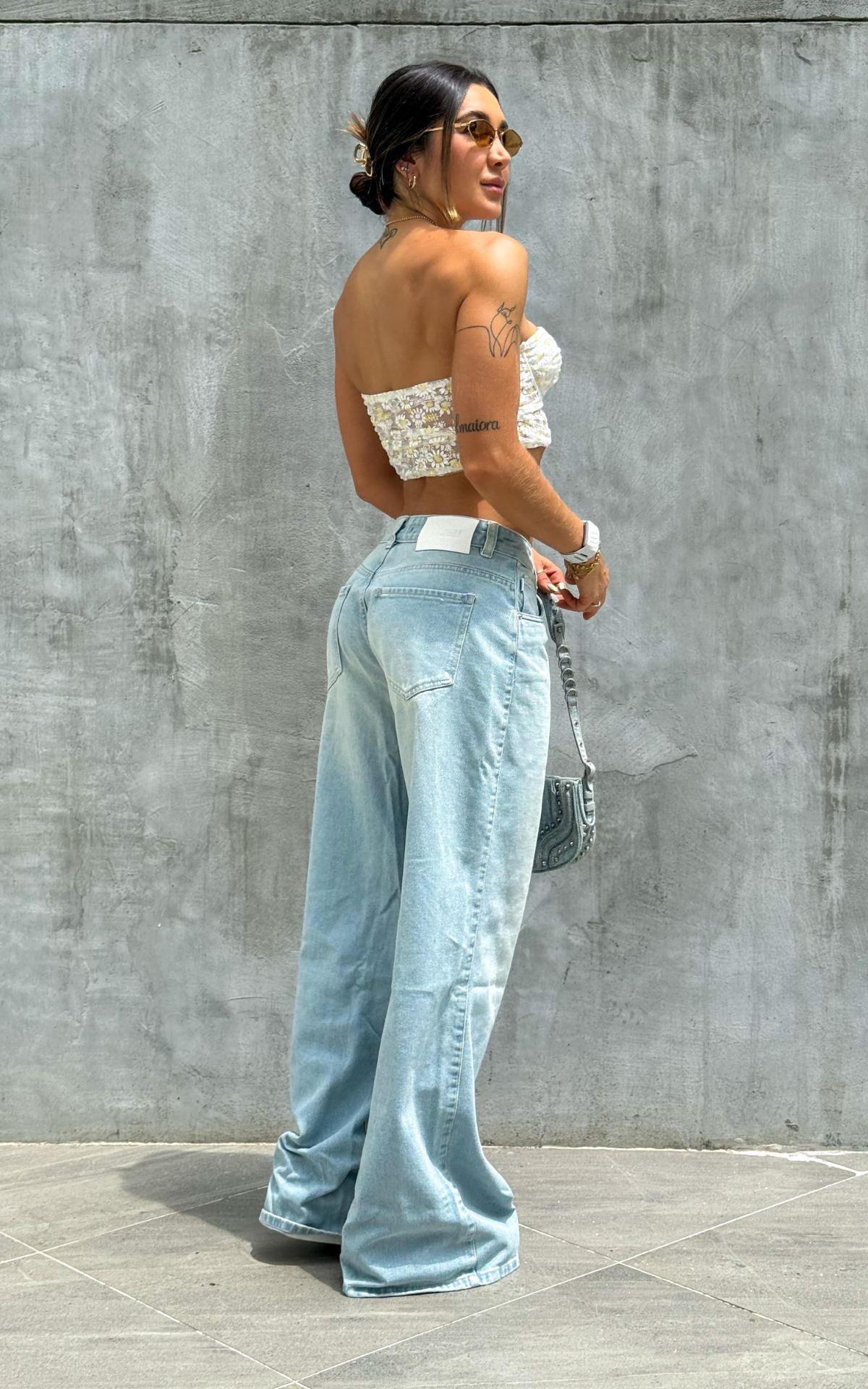Jeans colombiano Wide Leg Cora 10