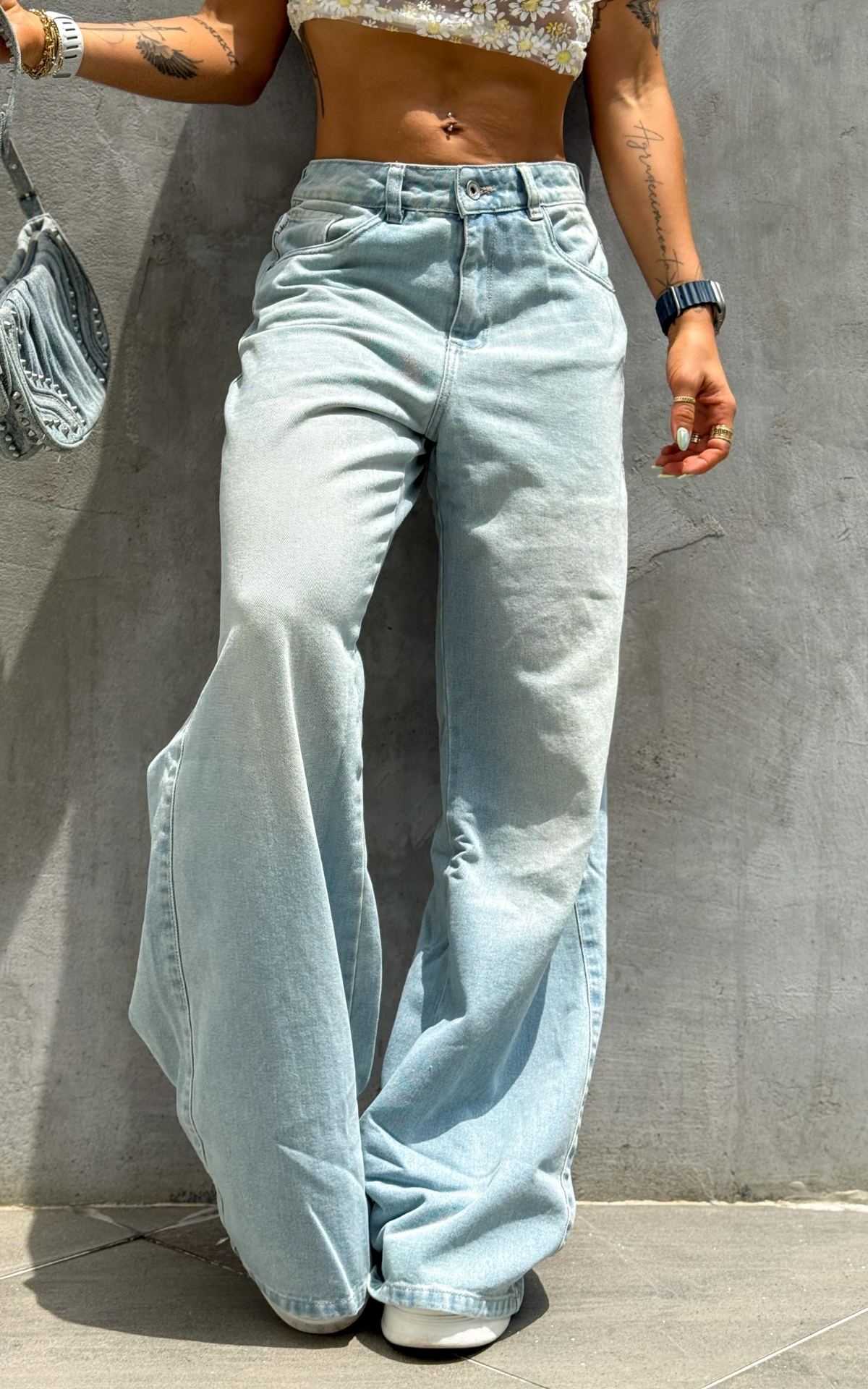 Jeans colombiano Wide Leg Cora 10