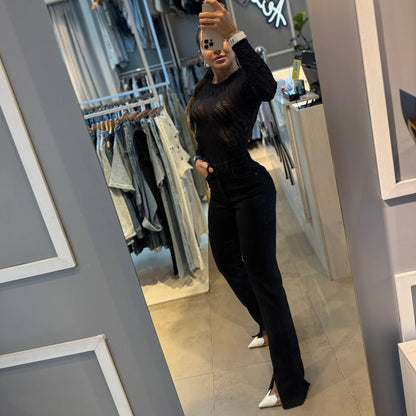 Jeans colombiano Straigth Amatista Black