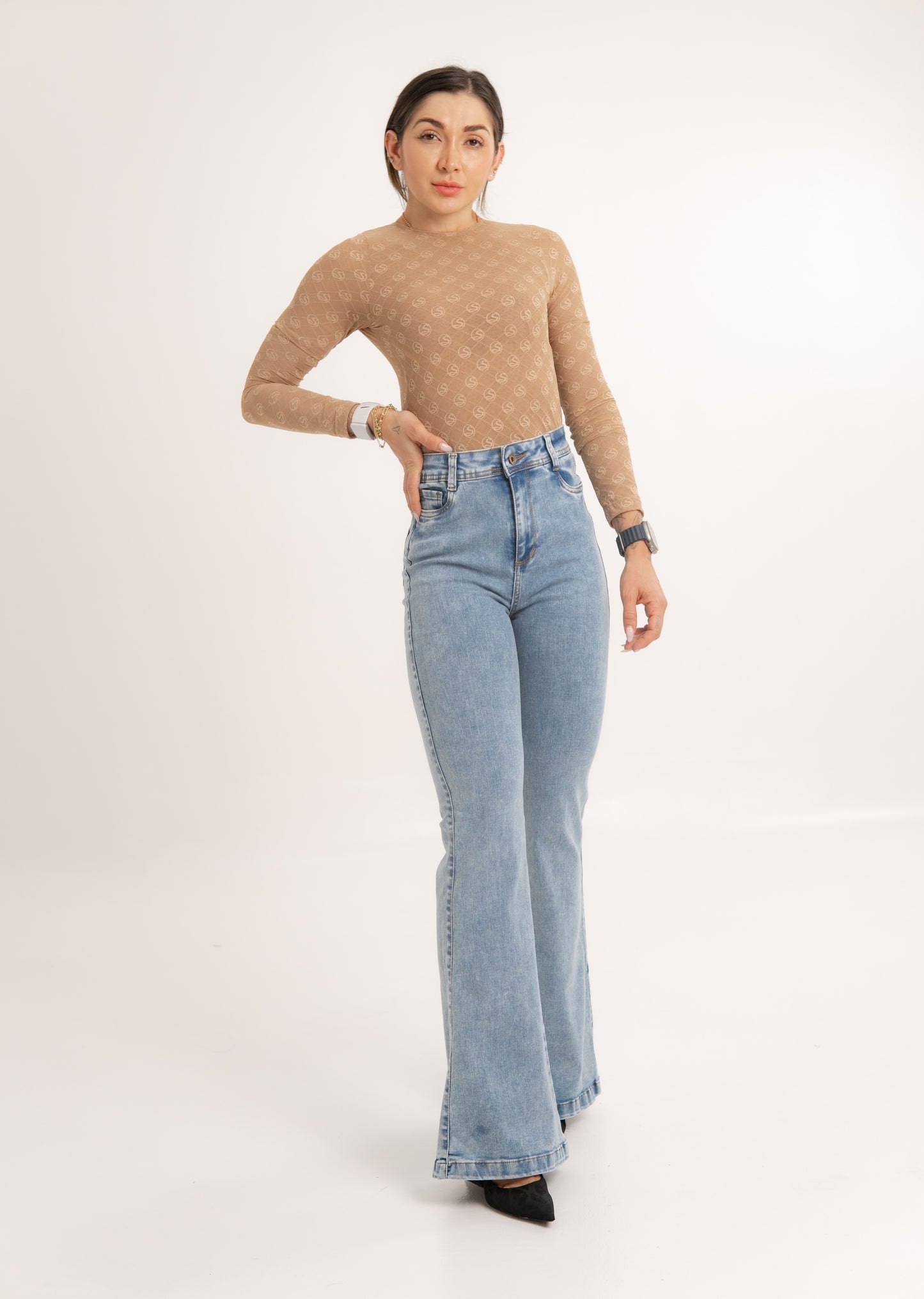 Jeans colombiano Bota campana Simone 2