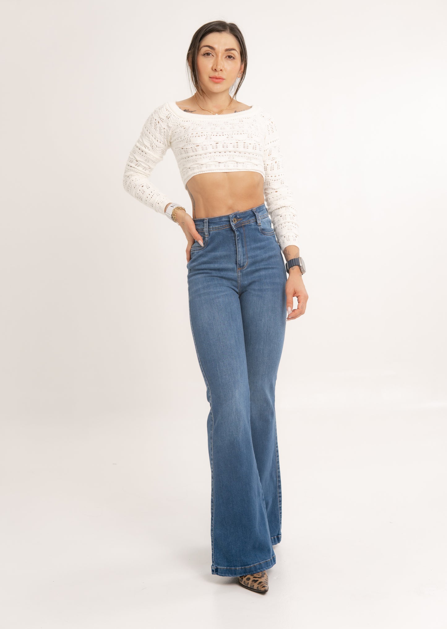 Jeans colombiano Bota campana Simone 3