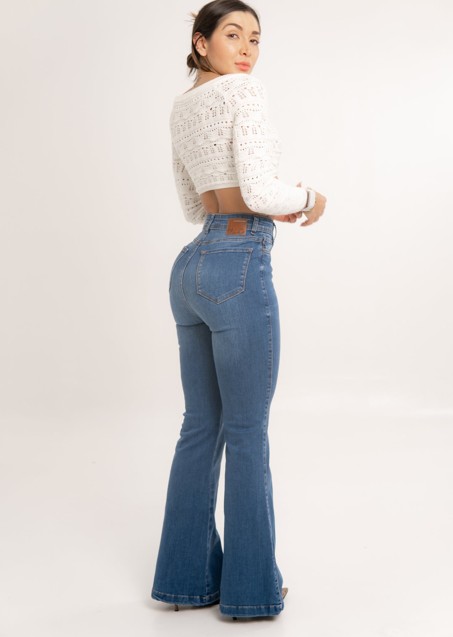 Jeans colombiano Bota campana Simone 3